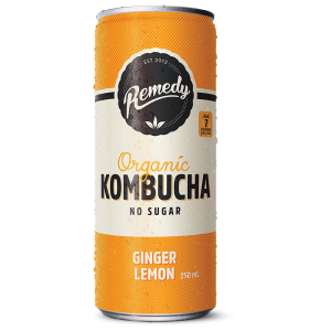 Remedy kombucha Ginger Lemon Can 12x250ml