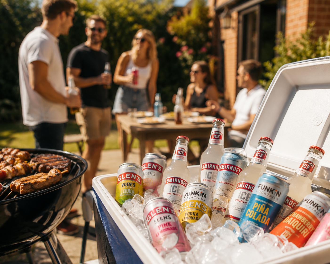 Smirnoff Ice Funkin Glen RTD en barbacoa