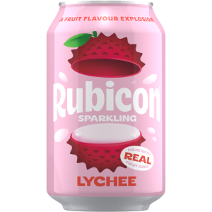 Rubicon Sparkling Lychee Can 24x330ml